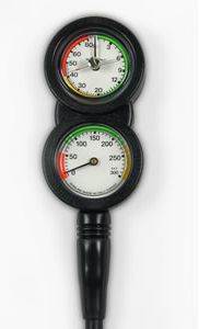 CONSOLE CSB - PRESSURE GAUGE, DEPTH GAUGE